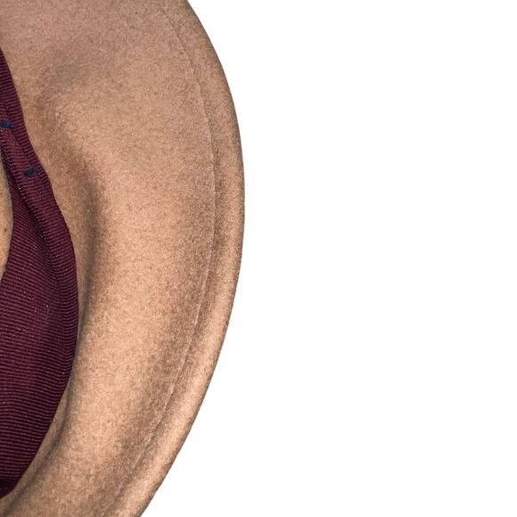 John C Callanan LEGACY European Designer American Style Caramel100% Wool Fedora - Picture 5 of 12